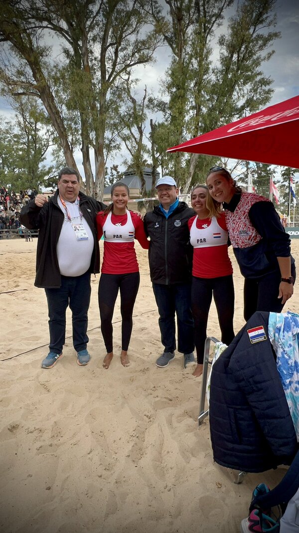 Rosario 2022: Paraguay venció a Brasil y logró medalla de Oro en Volley de Playa | 1000 Noticias