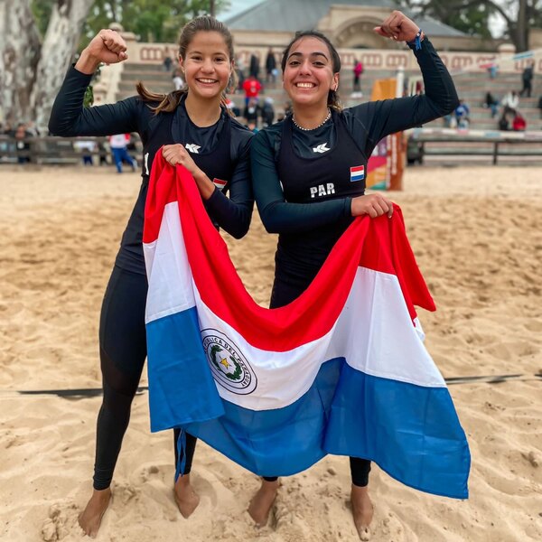 El voley de playa suma otra medalla de oro para el Team Paraguay
