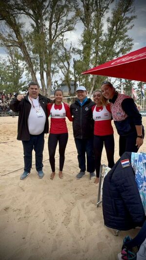 Rosario 2022: Paraguay venció a Brasil y logró medalla de Oro en Volley de Playa