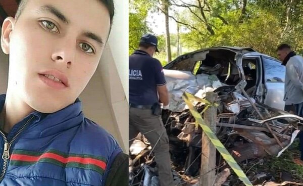 Militar muere tras estrellar su vehículo contra árbol - Noticiero Paraguay