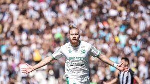 Isidro Pitta convierte frente al Botafogo de Gatito