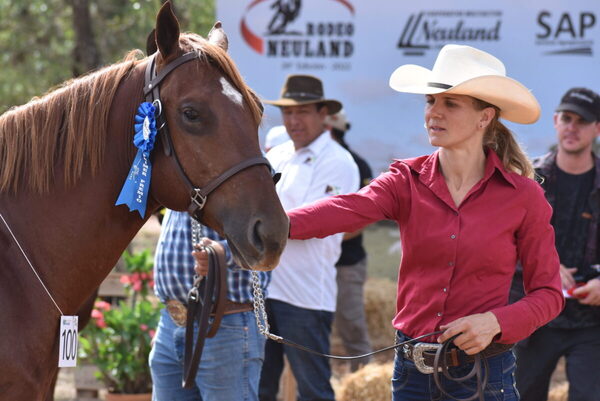 Santa Gertrudis, Cuarto de Milla, Paint Horse y Dorper se lucieron en la pista