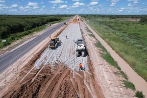 Obras de la Ruta Transchaco avanzan más del 60% - Noticias del Chaco - ABC Color