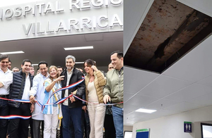 A dos días de su inauguración IPS de Villarrica se cae a pedazos - Noticiero Paraguay