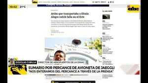 Sumario por percance de avioneta de Jaegli - ABC Noticias - ABC Color