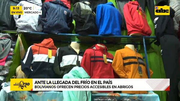 Bolivianos ofrecen precios accesibles en abrigos - ABC Noticias - ABC Color