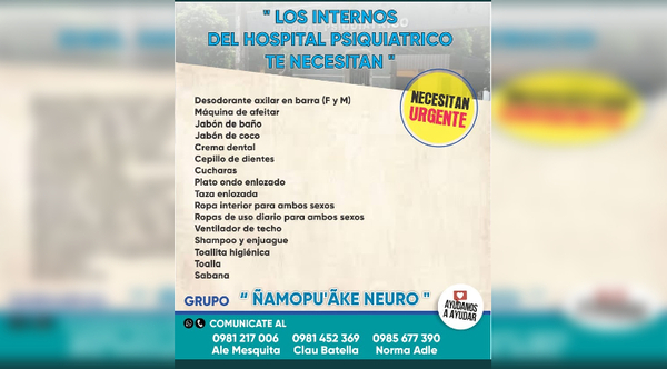 Diario HOY | "Ñamopu'âke Neuro": realizan campaña solidaria para ayudar a pacientes