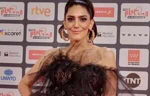 ¡Lu Sapena se lució en los Premios Platino en Madrid!