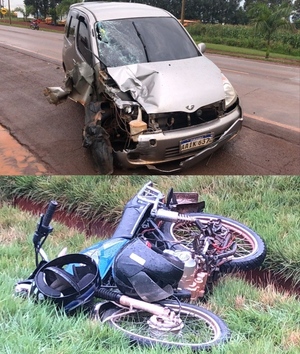 Motociclista fallece tras choque - La Clave