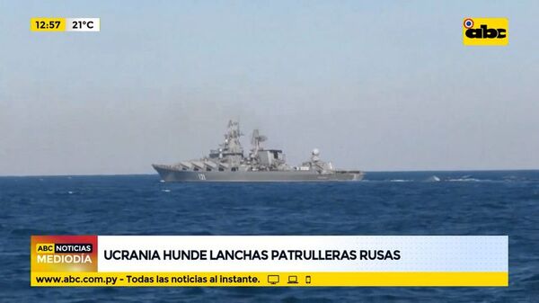 Ucrania hunde lanchas patrulleras rusas - ABC Noticias - ABC Color