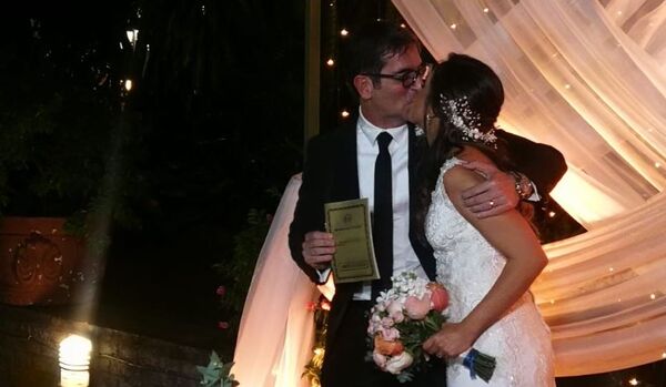 Diario HOY | Claudia Aguilera y Marcelo Pecci se juraron amor eterno