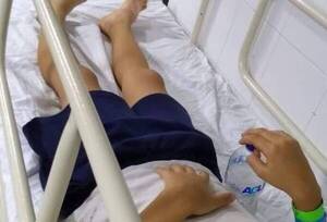 Crónica / Nene salió al patio para hacer pipí y ligó una bala