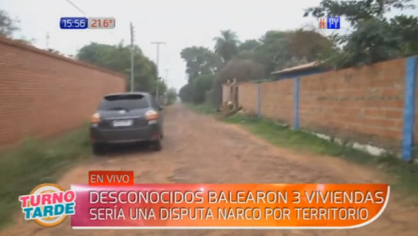 Disparan contra viviendas por aparente guerra por territorio narco