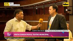 Recorrido cultural por el Teatro Municipal  - Ensiestados - ABC Color