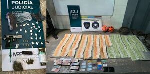 En Argentina clausuran un club donde jugaban un torneo clandestino de penales y donde se incautaron armas, dinero y drogas