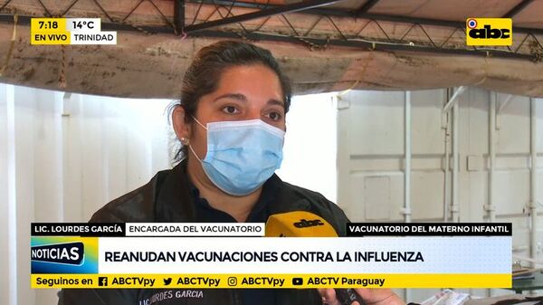 Reanudan vacunaciones contra la influenza - ABC Noticias - ABC Color