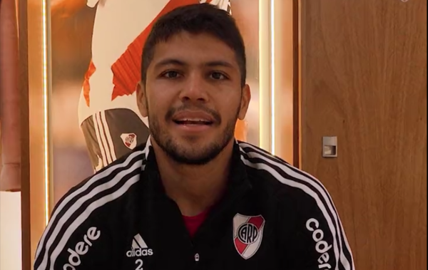 El saludo de Robert Rojas que maravilló a los hinchas de River Plate