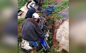 Hurtó una moto y la enterró para que no la encuentren