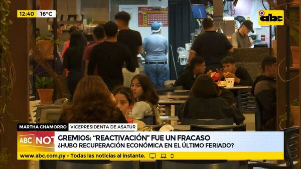 Feriado “improvisado” no sirvió para la reactivación económica, alegan gremios - Nacionales - ABC Color