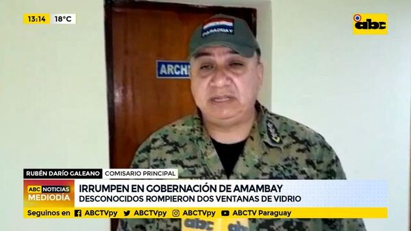 Irrumpen en Gobernación de Amambay - ABC Noticias - ABC Color