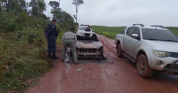 La Nación / Hallan dos cuerpos calcinados dentro de un vehículo en Canindeyú