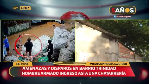 Amenazas y disparos en el Barrio Trinidad - C9N