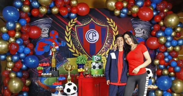La Nación / Rossana Barrios celebró el cumpleaños de su hijo mayor