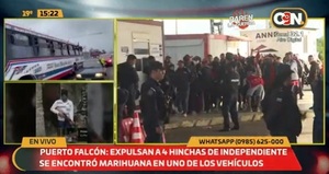 Expulsan del país a cuatro hinchas de Independiente por transportar droga