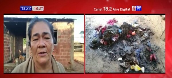 Abuela pierde su vivienda por tercera vez a causa de un incendio - PARAGUAYPE.COM