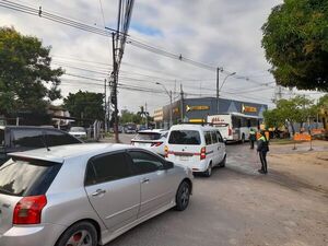 Ambas calzadas de la avenida Sacramento ya están cerradas desde hoy por obras - Nacionales - ABC Color