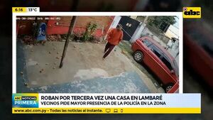 Roban por tercera vez una casa en Lambaré - ABC Noticias - ABC Color