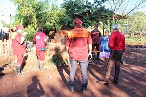 Limpian cauces que conectan al arroyo Hu’i rupa - La Clave