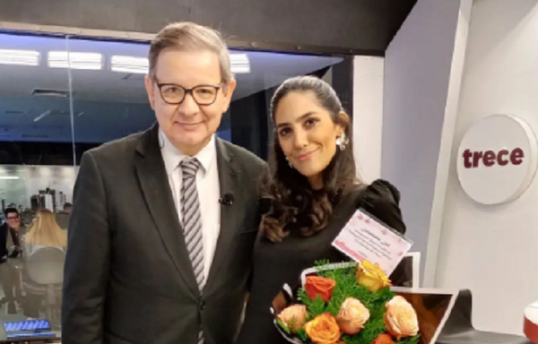 Carlos Martini recibió a Lucía Sapena con unas emotivas palabras - Te Cuento Paraguay