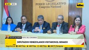 Diputados venezolanos visitaron el Senado - ABC Noticias - ABC Color