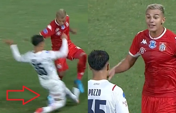 Caño y mensajito de Fernández en la Sudamericana - PARAGUAYPE.COM