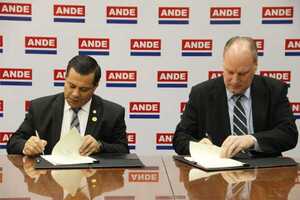 ANDE firma histórico contrato de venta de energía con la empresa ATOME Paraguay - MarketData