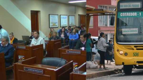 Histórico: Junta Municipal aprueba llamado a licitación del transporte público en Encarnación