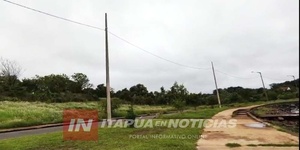 VOLVIERON LOS CABLES AÉREOS DEL TENDIDO ELÉCTRICO EN PACÚ CUÁ
