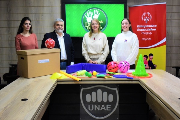 COMPLEJO UNAE FIRMA CONVENIO CON LA SEDE PARAGUAYA DE LA ORGANIZACIÓN MUNDIAL OLIMPIADAS ESPECIALES