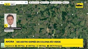 Secuestro exprés de un menor de edad en Colonia Río Verde  - Nacionales - ABC Color