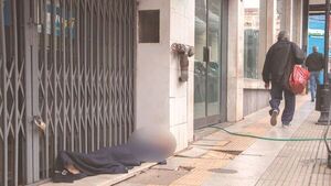 Cada vez más gente duerme en las calles de Asunción