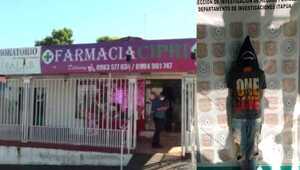Capturan a presunto autor de hurto en farmacia de Arroyo Pora.