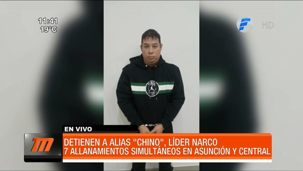 En Barcequillo cayó "Chino", uno de los mayores distribuidores de drogas en Central - San Lorenzo Hoy