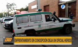 Enfrentamiento deja un policía herido en Concepción | Telefuturo