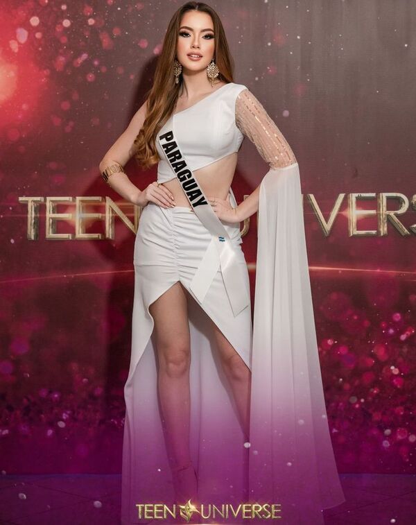 Alexhia Bartumeus esta noche es Paraguay en la gran final del Miss Teen Universe Internacional - Gente - ABC Color