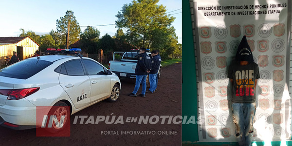 POLICÍA ENCUENTRA A PRESUNTO DELINCUENTE ESCONDIDO BAJO LA CAMA