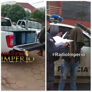 Luego de una persecución policial detienen a un sujeto e incautan camioneta con drogas - Radio Imperio