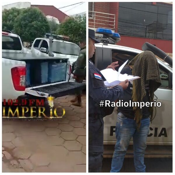 Luego de una persecución policial detienen a un sujeto e incautan camioneta con drogas - Radio Imperio