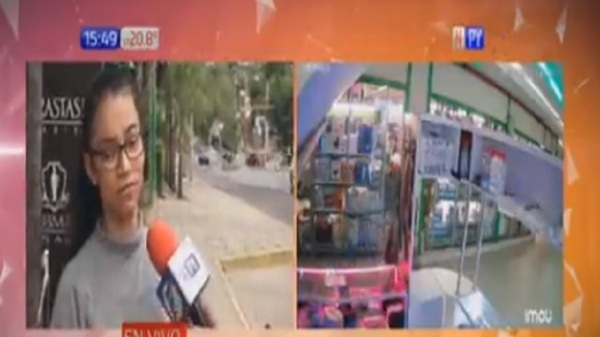 Descuidista se roba de todo de tienda deportiva de Lambaré - PARAGUAYPE.COM