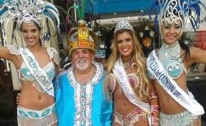 Crónica / ¡Hay carnaval en el cielo! Ñandereja el "Rey Momo" gua'i